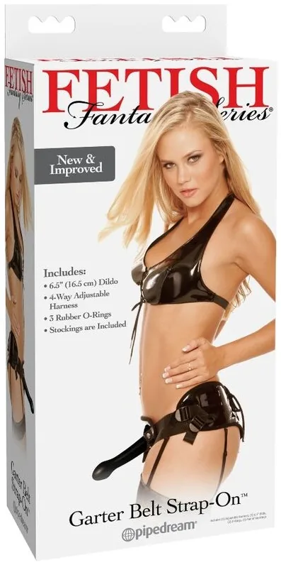 Karton des Fetish Fantasy Garter Belt Strap-On