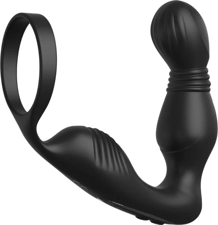 Prostata-Massager Ass-Gasm Pro P-Spot Milker mit Ring